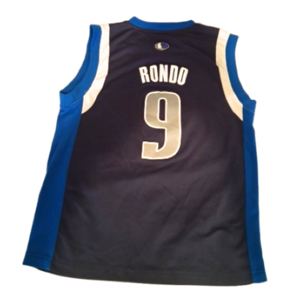 Rajon Rondo Dallas Mavericks Mavs Adidas Swingman Jersey Medium - Picture 2 of 6